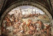 RAFFAELLO Sanzio, The Battle of Ostia